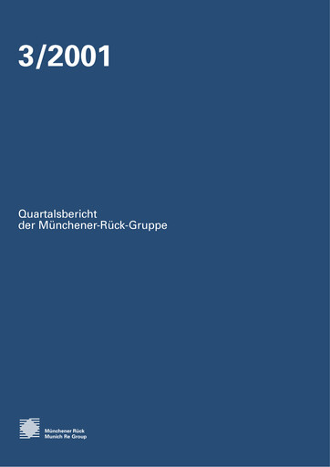 Vorschaubild Munich RE (Münchener Rück) Quartalsbericht 2001-q3