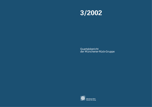 Vorschaubild Munich RE (Münchener Rück) Quartalsbericht 2002-q3