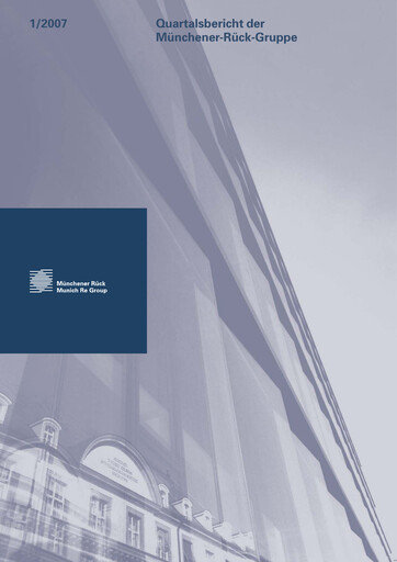 Vorschaubild Munich RE (Münchener Rück) Quartalsbericht 2007-q1