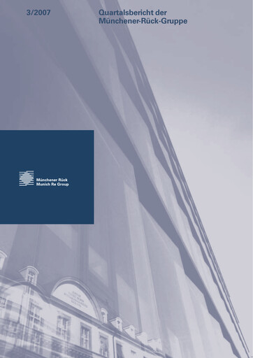 Vorschaubild Munich RE (Münchener Rück) Quartalsbericht 2007-q3