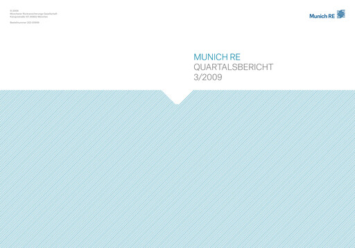 Vorschaubild Munich RE (Münchener Rück) Quartalsbericht 2009-q3