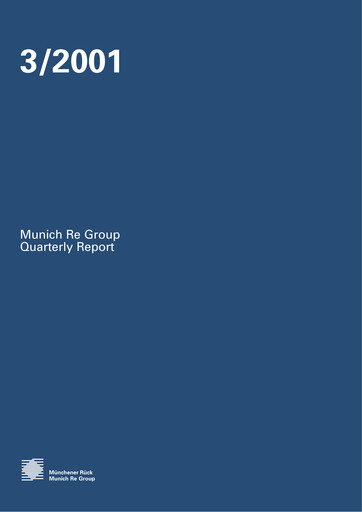 Vorschaubild Munich RE (Münchener Rück) Quartalsbericht 2001-q3