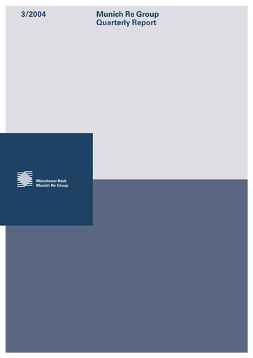Vorschaubild Munich RE (Münchener Rück) Quartalsbericht 2004-q3