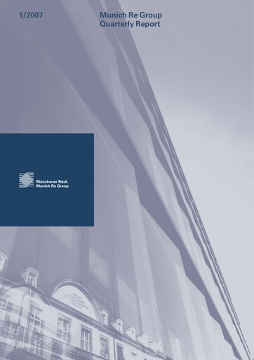 Vorschaubild Munich RE (Münchener Rück) Quartalsbericht 2007-q1