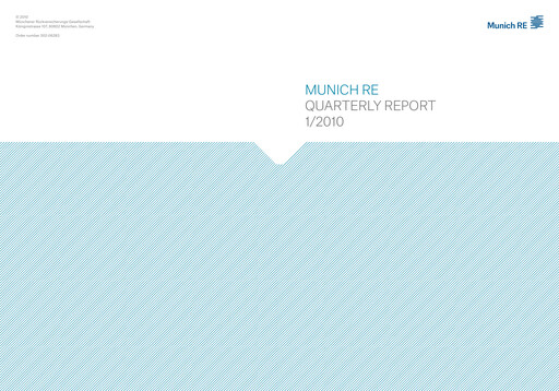 Vorschaubild Munich RE (Münchener Rück) Quartalsbericht 2010-q1