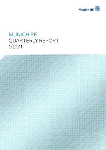 Vorschaubild Munich RE (Münchener Rück) Quartalsbericht 2011-q1