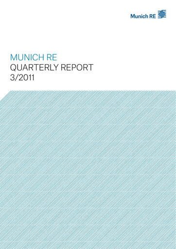 Vorschaubild Munich RE (Münchener Rück) Quartalsbericht 2011-q3