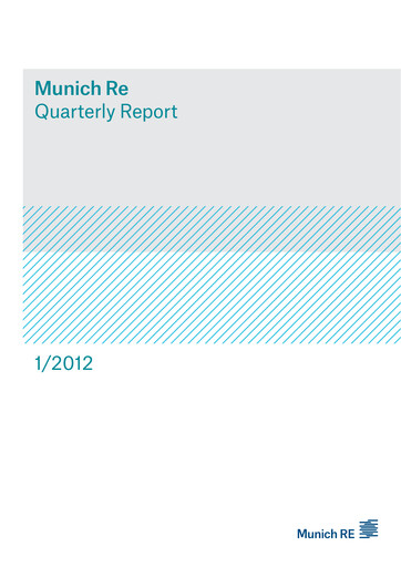 Vorschaubild Munich RE (Münchener Rück) Quartalsbericht 2012-q1
