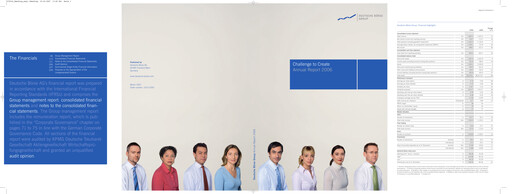Miniature Deutsche Börse Rapport annuel 2006