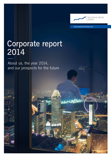 Miniature Deutsche Börse Rapport annuel 2014