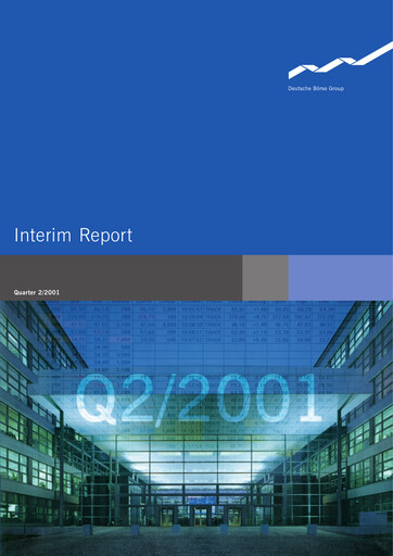 Miniature Deutsche Börse Bilan financier 2001-h1
