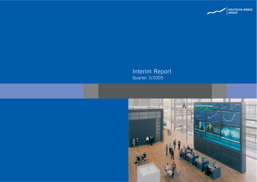 Miniature Deutsche Börse Bilan financier 2005-9m