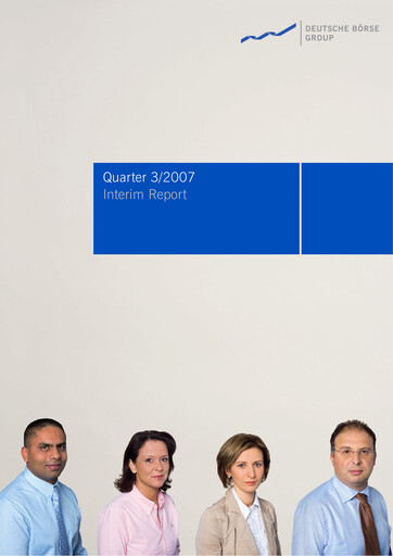 Miniature Deutsche Börse Bilan financier 2007-9m