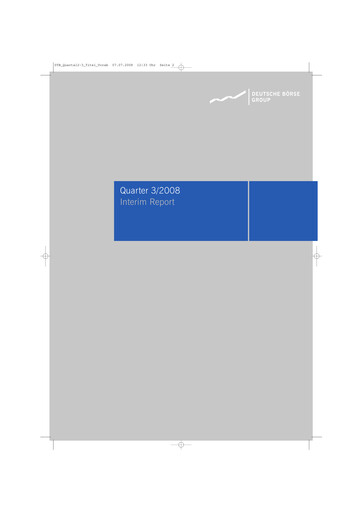 Miniature Deutsche Börse Bilan financier 2008-9m