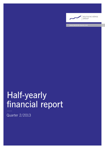 Miniature Deutsche Börse Bilan financier 2013-h1
