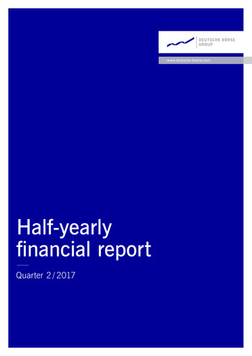 Miniature Deutsche Börse Bilan financier 2017-h1