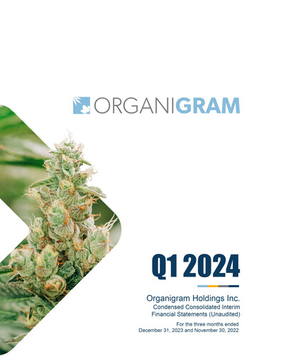 Vorschaubild OrganiGram Holdings
 Quartalsbericht 2024-q1