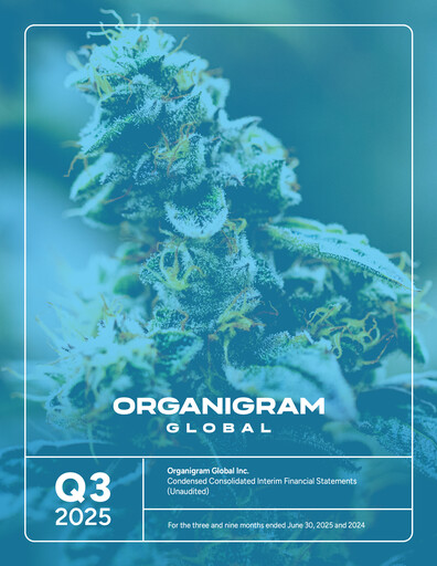 Thumbnail OrganiGram Holdings
 Quarterly Report 2025-q3
