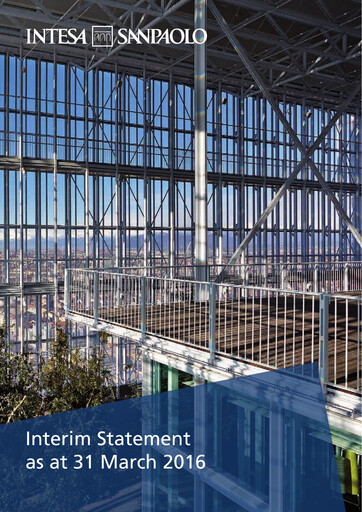 Thumbnail Intesa Sanpaolo Quarterly Report 2016-q1