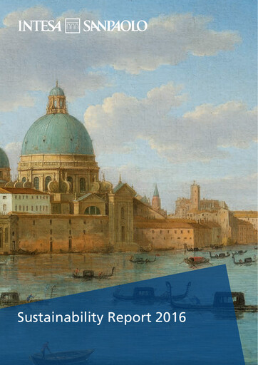 Miniature Intesa Sanpaolo Rapport de durabilité 2016
