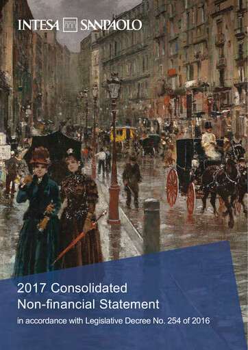 Miniature Intesa Sanpaolo Rapport de durabilité 2017