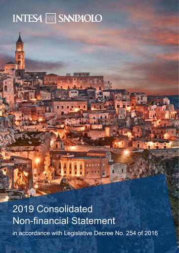 Miniature Intesa Sanpaolo Rapport de durabilité 2019