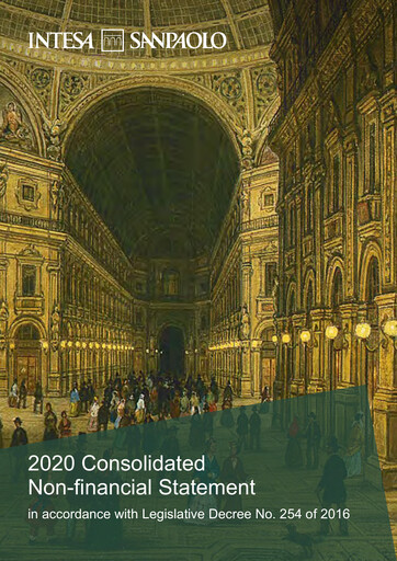 Miniature Intesa Sanpaolo Rapport de durabilité 2020