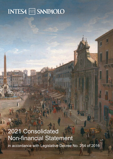 Miniature Intesa Sanpaolo Rapport de durabilité 2021