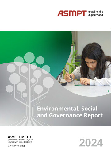 Miniature ASMPT
 (ASM Pacific Technology) Rapport ESG 2024