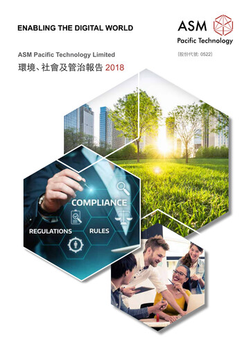Thumbnail ASMPT
 (ASM Pacific Technology) ESG Report 2018