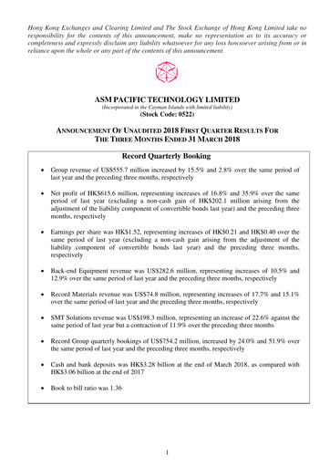 Thumbnail ASMPT
 (ASM Pacific Technology) Quarterly Report 2018-q1