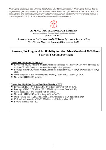 Thumbnail ASMPT
 (ASM Pacific Technology) Quarterly Report 2020-q3