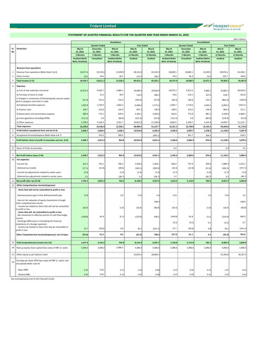 Vorschaubild Trident Finanzmitteilung 2021-2022
