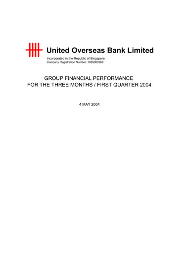 Thumbnail UOB Financial Statement 2004-q1