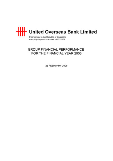 Thumbnail UOB Financial Statement 2005