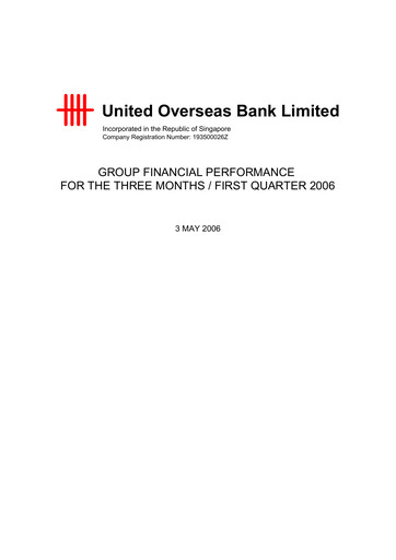 Thumbnail UOB Financial Statement 2006-q1