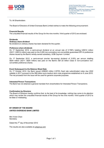 Thumbnail UOB Financial Statement 2012-9m