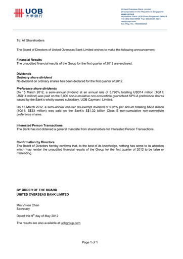 Thumbnail UOB Financial Statement 2012-q1