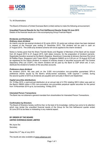 Thumbnail UOB Financial Statement 2015-h1