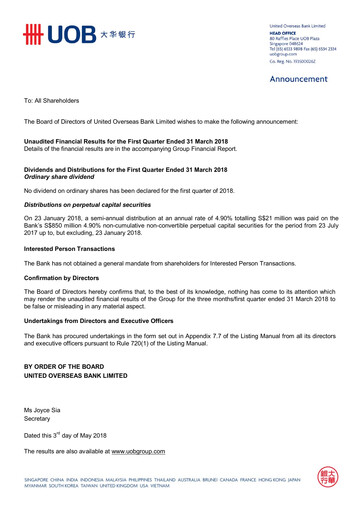 Thumbnail UOB Financial Statement 2018-q1