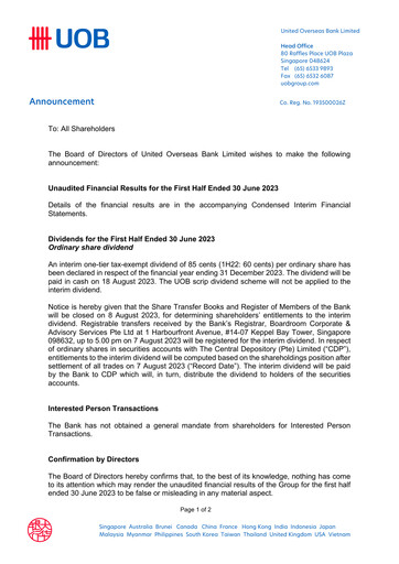 Thumbnail UOB Financial Statement 2023-h1