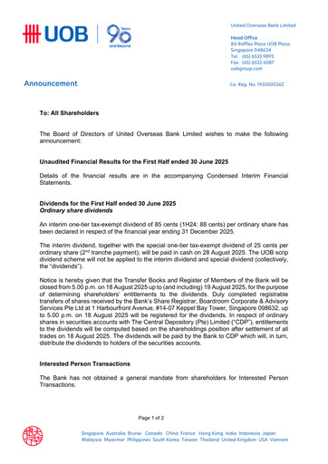 Thumbnail UOB Financial Statement 2025-h1