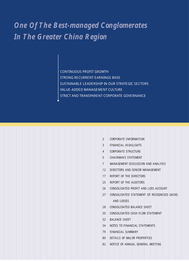 Thumbnail Beijing Enterprises Holdings Annual Report 1999