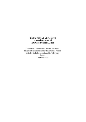 Thumbnail ENKA Half-year Report 2022-h1