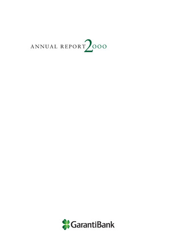 Thumbnail GarantiBank Annual Report 2000