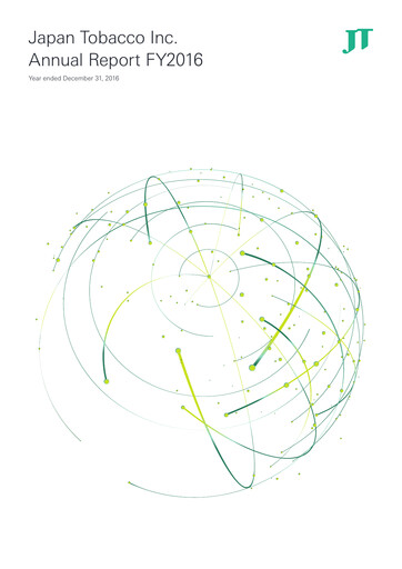 Vorschaubild Japan Tobacco Jahresbericht 2016