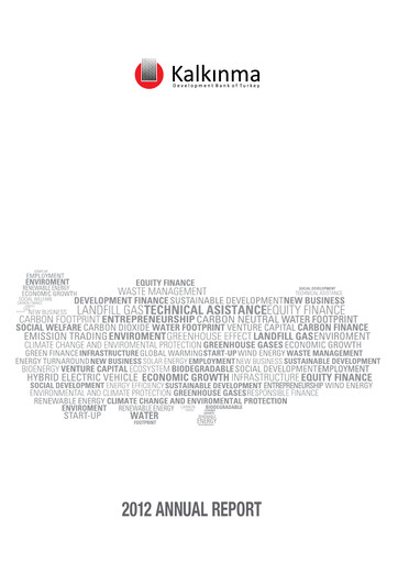 Thumbnail Türkiye Kalkınma Annual Report 2012