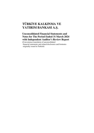 Thumbnail Türkiye Kalkınma Quarterly Report 2024-q1