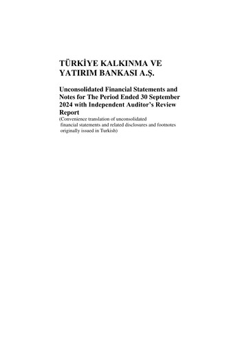 Thumbnail Türkiye Kalkınma Quarterly Report 2024-q3