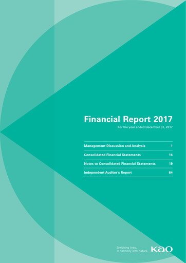 Vorschaubild Kaō Finanzbericht 2017